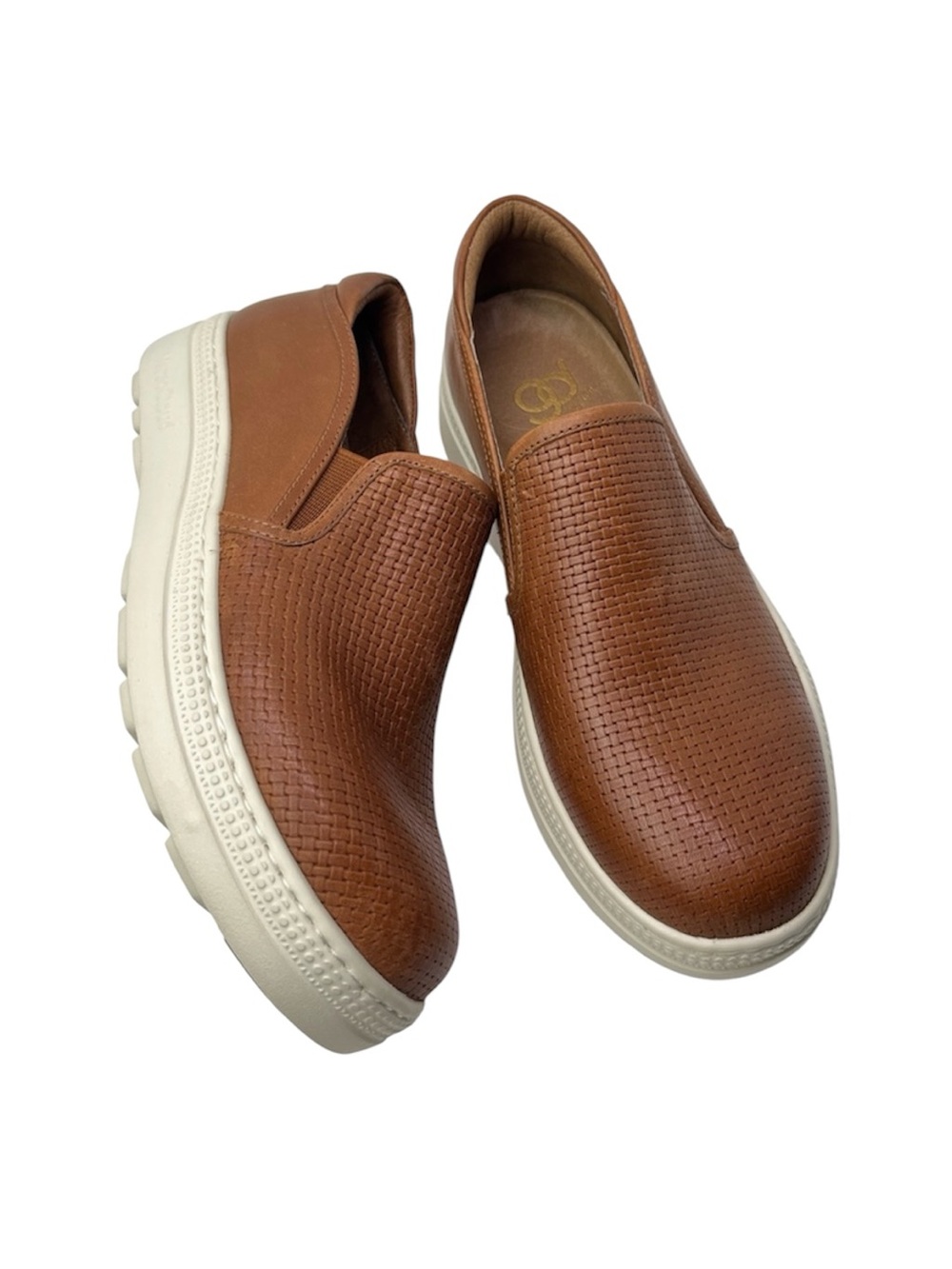Gravity Defyer Women's G-Defy Ashanti Brown Leather Flat Walking Comfort Shoes